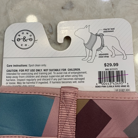 👑 NWT Bond & Co Reversible Harness NWT Large, Medium, Sm, XS *BENEFITS ANIMALS* - Picture 10 of 10
